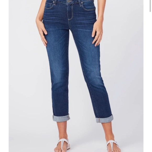 Paige Denim - Paige Brigitte Enchant Boyfriend Skinny Rolled Jean - Size 24 - NWT